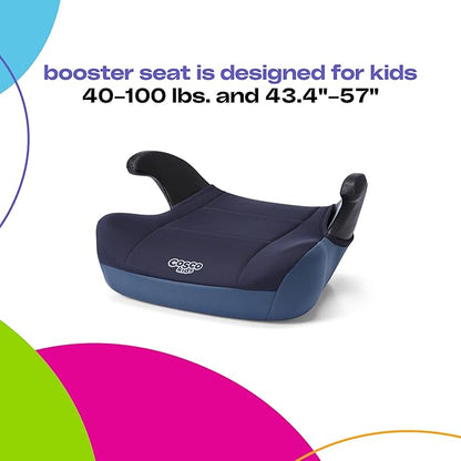Cosco Kids Topside Booster Car Seat, Navy Gem