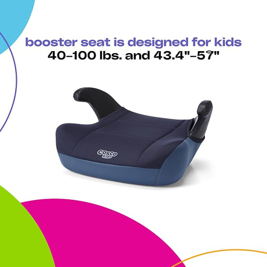 Cosco Kids Topside Booster Car Seat, Black Gem