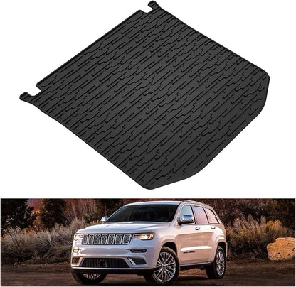 KIWI MASTER Cargo Mat for 2011-2021 Jeep Grand Cherokee, OEM Replacement 82212085, Custom Fit All Weather Rear Cargo Liner, Heavy Duty TPE Tray Trunk Mat, Black