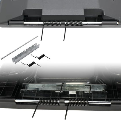 NHILES Center Console Lid Replacement Kit for 1999 2000 2001 2002 2003 2004 2005 2006 2007 Silverado/Avalanche/Suburban/Sierra/Yukon Replaces Number 19127364, 19127365, 19127366 (Light Gray)