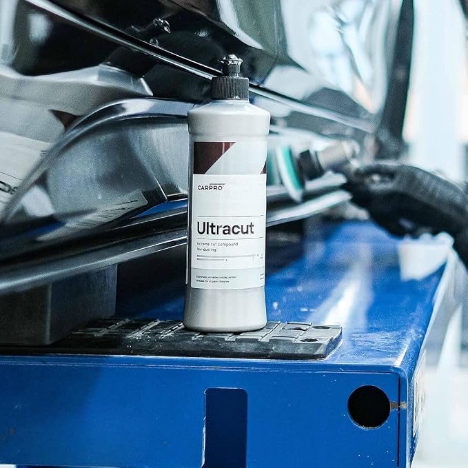 CARPRO UltraCut - 250ml - Extreme Cut Compound, Low Dusting, Minimal Hazing, for Rotary or DA Polishing with Long Work Time