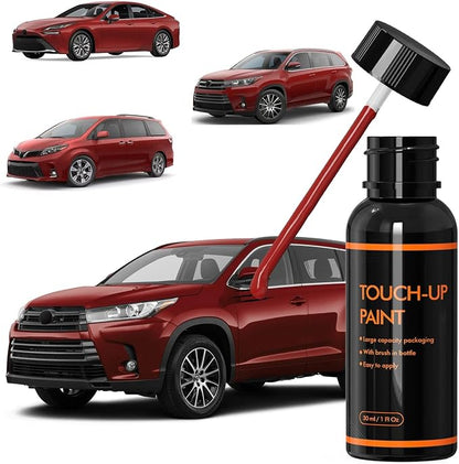 3Q3 Salsa Red Touch Up Paint for Toyota, DIY Car Paint Scratch Repair Kit, Automotive Paints, Quick & Easy Fix Scratch Repair for RAV4/Camry/Highlander/Sienna/Mirai/Prius/Tundra/4Runner