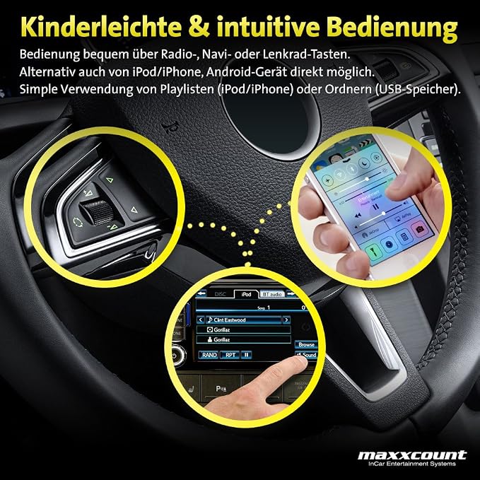 MAZ8U3 (GROM-USB3-MAZ8) Android and iOS Smartphone Integration for Select 2009-2013 Mazda Vehicles
