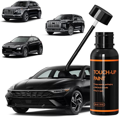 A2B Abyss/Onyx Black Touch Up Paint for Hyundai, DIY Car Paint Scratch Repair Kit, Automotive Paints, Quick & Easy Fix Scratch Repair for Elantra/Palisade/Kona/Sonata/Staria/Venue/Creta/Ioniq
