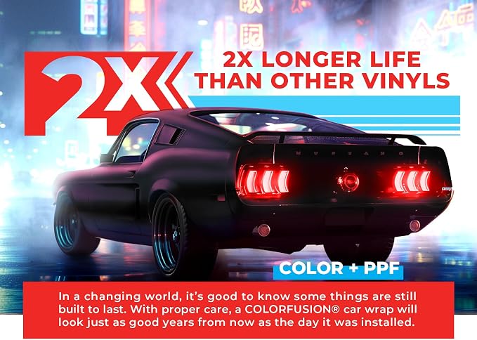 ColorFusion PPF by VViViD, Matte Stealth Cosmic Purple Dry Apply PPF Vinyl Car Wrap Roll 60ft x 5ft