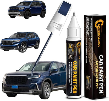 Car Touch Up Paint for Honda(B-588P Obsidian Blue Pearl), Color Accurate Car Scratch Repair Remover Pen,Auto Paint Quick and Easy to fix Vehicle Chips and Nicks Scuff