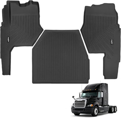 Floor Mats for Mack Anthem 2018-2025, All Weather TPE Protector for Mack Anthem Accessories