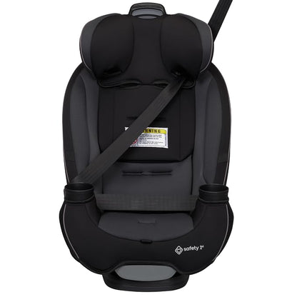 Safety 1st Grow and Go All-in-One Convertible Car Seat, Rear Facing, 5-40 lbs, Forward Facing (30–65 lbs), High Back Booster Seat 40-100 pounds, Black Phantom