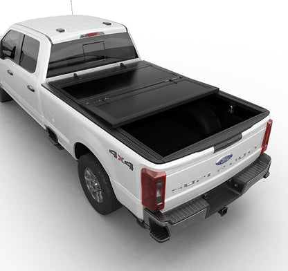 Toptiny Low Profile Flip Up Truck Bed Tonneau Cover Fits 2017-2026 Ford F-250/F-350 Super Duty 6.75' Bed (82")