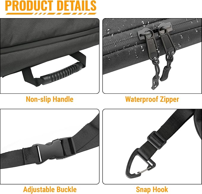 MAIKER OFF ROAD Freedom Panel Hard Top Storage Bag with Handle Compatible with Ford Bronco 2021-2025 Bronco 2 & 4 Door, Heavy Duty 600D Oxford Fabric Car Top Panel Protector Bag
