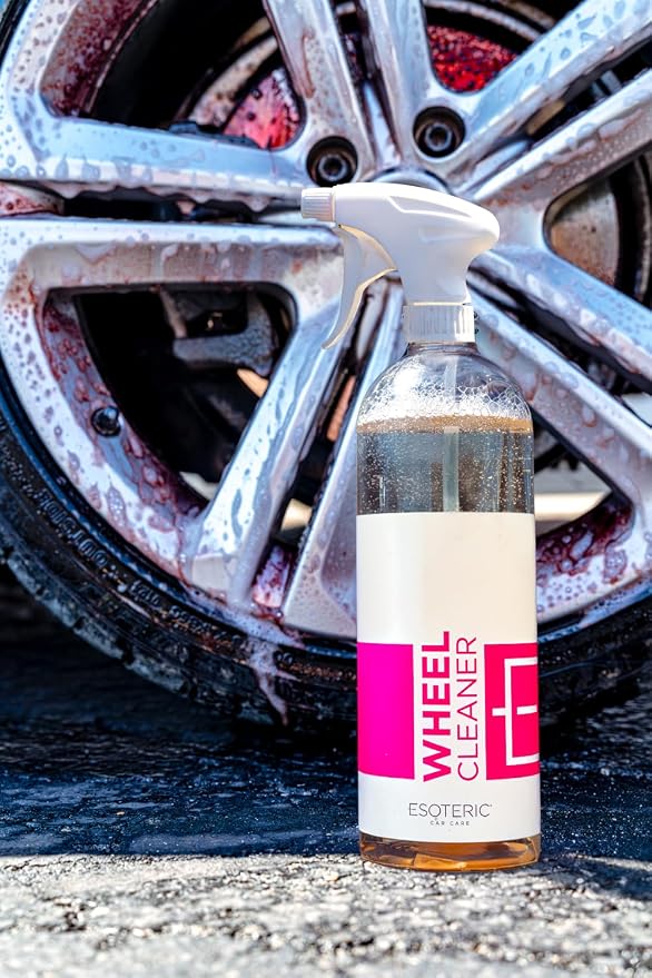 ESOTERIC Wheel Cleaner 16oz | Color Changing | Effective Iron Removing Wheel Cleaner | Safe & Versatile Brake Dust Cleaner for All Alloy, Chrome, Aluminum, and Steel Wheels