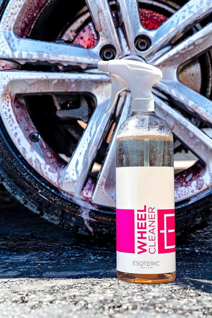 ESOTERIC Wheel Cleaner 16oz | Color Changing | Effective Iron Removing Wheel Cleaner | Safe & Versatile Brake Dust Cleaner for All Alloy, Chrome, Aluminum, and Steel Wheels