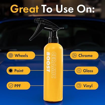 XPEL Ceramic Boost Spray Coating, 16oz - Silicon Dioxide Car Detailing Spray, Beads and Repels Water, Dust, Lint, and Protects Against Debris - Safe for Cars, Trucks, Motorcycles, RV's & More