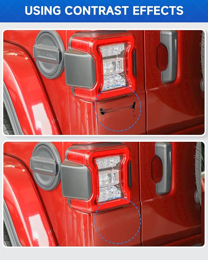 Touch Up Paint Compatible with Jeep Exact Match Touch Up Paint Car Scratch Repair (Flame Red(PR4/TR4) Compatible with Cherokee/Liberty)