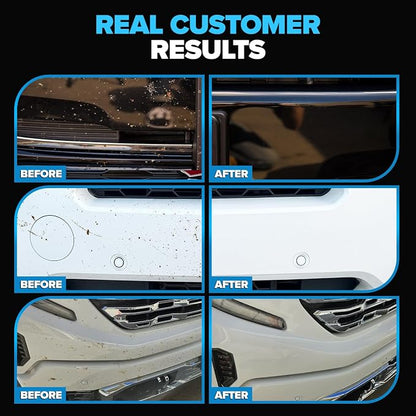 Carfidant Bug Remover for Cars Exterior with Ceramic Coating - Easily and Safely Clean Bug Splatter, Bird Poop from Paint, Plastic, Rubber, Metal, Chrome, Glass - 128oz