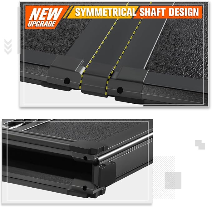 FRP Hard Tri-Fold Truck Bed Tonneau Cover Compatible with 99-07 Silverado Sierra 6.5Ft Short Bed