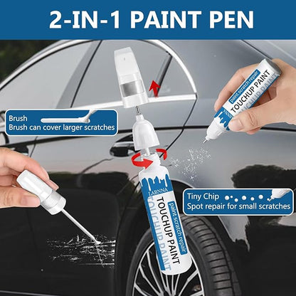 Blizzard Pearl Tricoat(070) Touch Up Paint for Toyota-Exact Match 2 in 1 touchup Paint Pen for Chips and Nicks Repair Car Paint Scratch Repair Kit