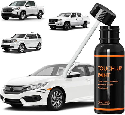 NH578 Taffeta White Touch Up Paint Compatible With Honda Cars, DIY Car Paint Scratch Repair Kit, Automotive Paints, Quick & Easy Fix Scratch Repair for Civic/CR-V/Odyssey/Accord/Pilot/Fit