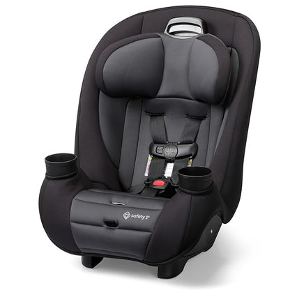 Safety 1st Ellaris 3-in-1 Convertible Car Seat, Slim Fit Design, Rear & Forward-Facing, 5-Position Headrest, Travel-Friendly with Machine-Washable Seat Pad, Smokey Haze