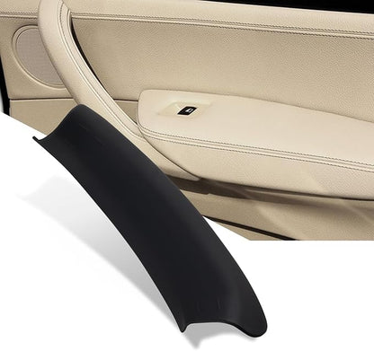 1PCS Black Passenger Side Pull Handle Covers Compatible with X3 F25 2010-2016 X4 F26 2014-2017 Right Door Handle Interior Door Pull Handle