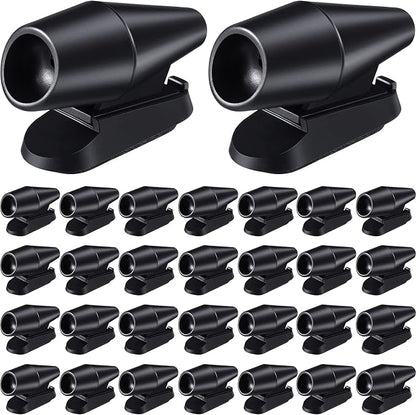 Frienda 30 Pieces Deer Whistles for Vehicles Avoids Collisions, Deer Whistles for Car, Horns for Vehicles Warning Devices with Waterproof Animal Alert for Car and Motorcycle (Black)