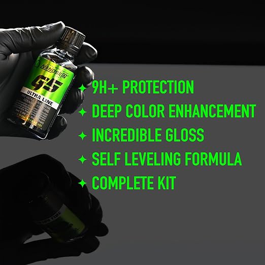 Nanoskin Ultra Line G5 Ultra Graphene Ceramic Coating – Durable Ceramic Paint Coating for Car Detailing | Apply After Car Wash, Clay Bar, Car Polisher | For Cars, Trucks, Boats, RV, Motorcycles & More