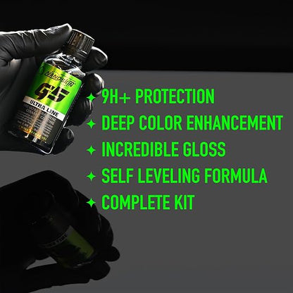 Nanoskin Ultra Line G5 Ultra Graphene Ceramic Coating – Durable Ceramic Paint Coating for Car Detailing | Apply After Car Wash, Clay Bar, Car Polisher | For Cars, Trucks, Boats, RV, Motorcycles & More