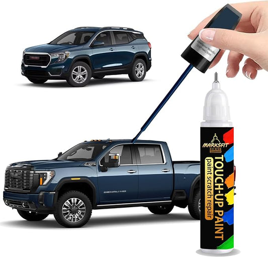 Downpour Metallic(GXP/WA136H) Touch Up Paint For GMC Exact Match-Chips and Nicks 2 in 1 Car Paint Pen Scratch Rapair for Canyon/Savana/Sierra/Yukon