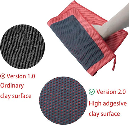 Clay Towels (12 * 12 in) Effective Cleaning & Release of Paint Contaminants | Professional Detail Products;Improve the Adhesion Between Aax and Sealant;Enhance Gloss and Color Saturation