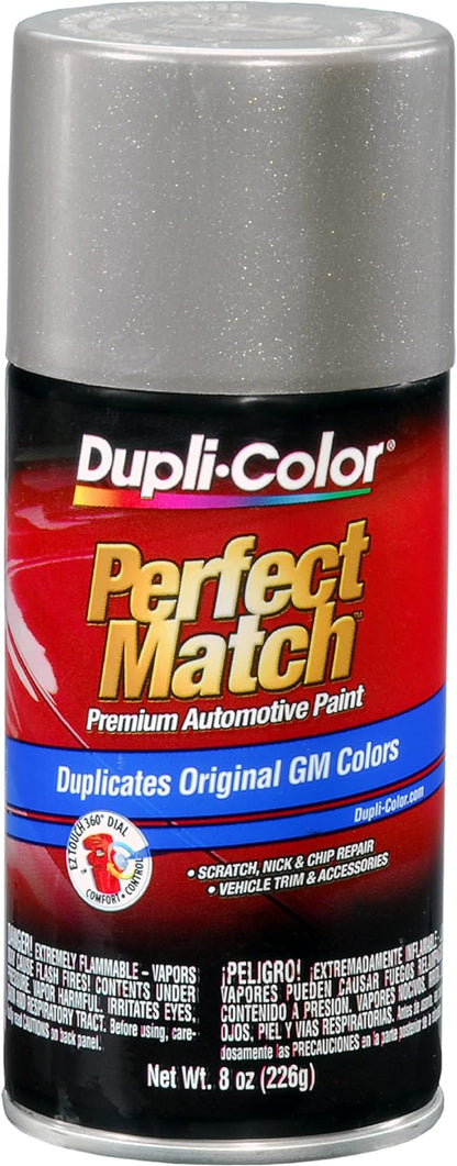 Dupli-Color Perfect Match Premium Automotive Paint, Pewter, 8 oz