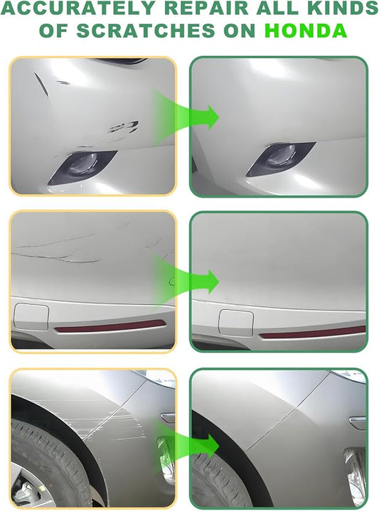 Solar Silver Metallic(NH-932M) Touch Up Paint Pen for Honda,Car Paint Scratch Repair Pen Quick and Easy Fix Auto Paint Scratch