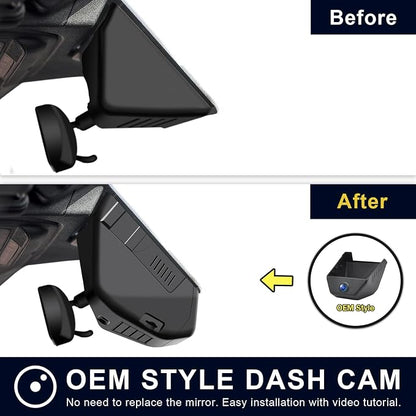 Mangoal 4K Dash Cam Fit for Ford Bronco 2021 2022 2023 2024 2026(Model A), Does Not Fit Ford Bronco Sport, WiFi & App, GPS, 64GB Card