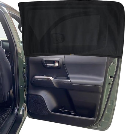 EcoNour Car Window Screen for Ford F-150 (2021-2026) 2 Pack | Breathable Mesh Camping Window Covers | 100% Protection from Bugs, Mosquito & UV | Baby Safe Privacy Blackout Net | Car Accessories
