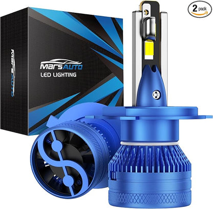 Marsauto H4/9003 Fog Bulbs, Super Bright, Long Lifespan, Plug and Play, Pack of 2