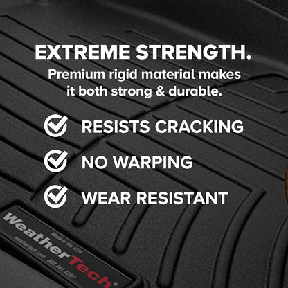 WeatherTech Custom Fit FloorLiners for Chevrolet Malibu - 1st & 2nd Row (46903-1-2), Grey