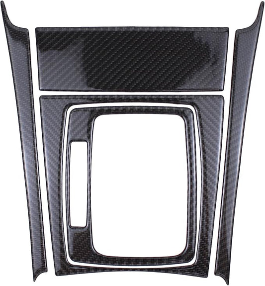ApplianPar Carbon Fiber Left Hand Center Console Drive Gear Shift Panel Trim Kit for C250 C300 C180 C200 C350 2007-2013