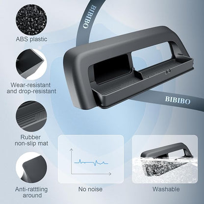 BIBIBO for New 2026 Honda Pilot Center Console Storage Drawer Tray 2026 Honda Pilot Console Organizer Under Navi Cubicle Extra Storage Box Drawer Silicone 2026 Honda Pilot Accessories
