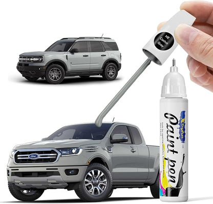 NE Cactus Gray Touch Up Paint Compatible with Ford, DIY Car Paint Scratch Repair, Automotive Paints, Quick & Easy Fix Scratch Repair for Bronco/Ranger/Maverick