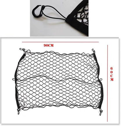 Rear Trunk Organizer Cargo Net for Suitable for 2024 2025 2026 Toyota Land Cruiser 250 1958 Prado Lc250 J250, Floor Style Cargo Net for SUV–Premium Mesh Car Trunk Organizer Vehicle Carrier Storage