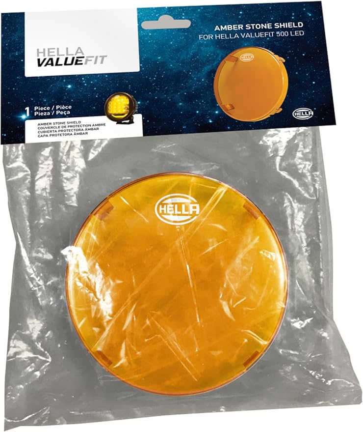 Hella 358116991 6" Amber Driving Light Cover For 500 LED