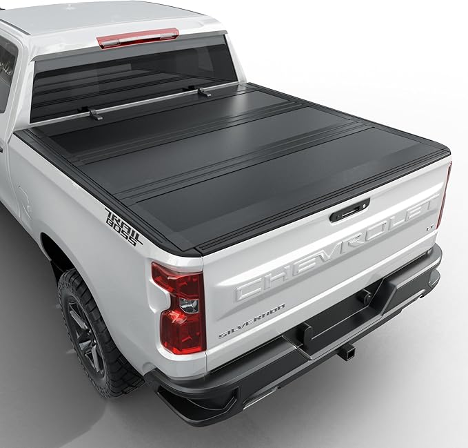 Toptiny Low Profile Flip Up Truck Bed Tonneau Cover Fits 2019-2026 Chevy/GMC Silverado/Sierra 6'7" Bed (79.4")
