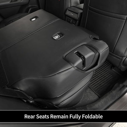EKR Rav4 Seat Covers Custom Fit for Toyota Rav4 (Hybrid) Woodland/Limited 2026, Leather Car Seat Cover Full Set for SUV,Faux Leather(Black)