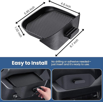 DIAMOOKY Upgraded Center Console Organizer Compatible with Toyota RAV4 2025 2024 2023 2022 2021 2020 2019 Interior Accessories, Drivers Side Cubby Drawer Organizer Storage Box