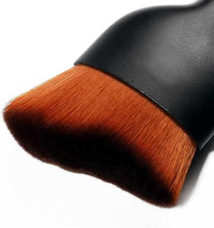 AOCISKA Car Interior Detailing Brush,Soft Bristle Cleaning Brush Car Detailing Brush Dusting Brush,Car Interior Cleaning Tool,Auto Detail Brush Car Dash Duster Brush (Black&Brown)