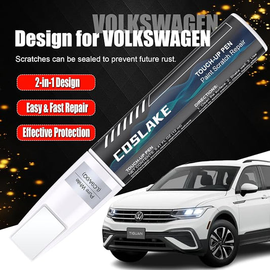 Car Touch Up Paint(Monterey Blue Pearl(LC5D)) for Volkswagen, Car Paint Scratch Repair Kit, Quick & Easy Solution to Repair, 2 in 1 Scratch Remover Pen with 2PCS Disposable Micro Applicators