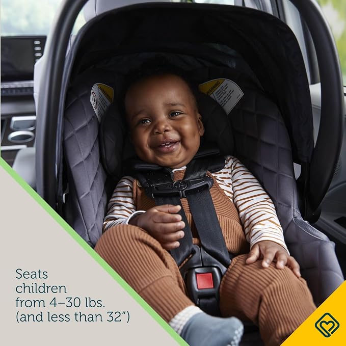 Safety 1st onBoard™ Insta-Latch™ DLX Infant Car Seat with Base, Baby Car Seat for 4-30 lbs., Rear Facing Car Seat, Beach Rose