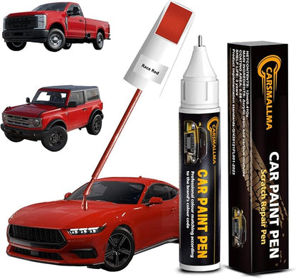 Touch Up Paint for Ford Race Red(PQ), Color Exact Match Auto Paint Repair Pen Fix Chips and Nicks Scuff
