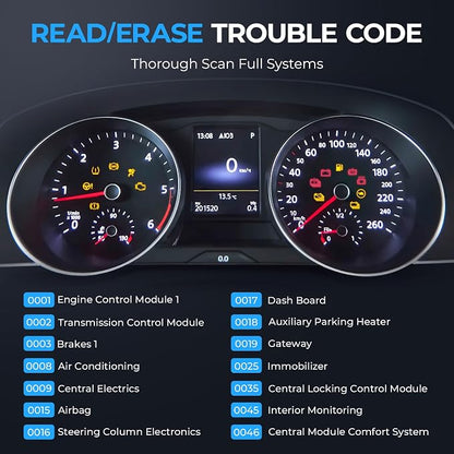 AUTOPHIX 5600 OBD2 Scanner fit for VW Audi, Full System VAG Diagnostic Tool with Oil Reset, EPB, Battery Registration, TPMS, No App or Subscription