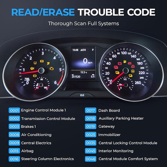 AUTOPHIX 5600 OBD2 Scanner fit for VW Audi, Full System VAG Diagnostic Tool with Oil Reset, EPB, Battery Registration, TPMS, No App or Subscription