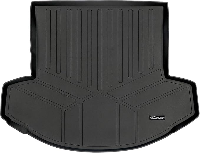 SMARTLINER All Weather Custom Fit Cargo Trunk Liner Floor Mat Behind 2nd Row Compatible with 2016-2023 Mazda CX9